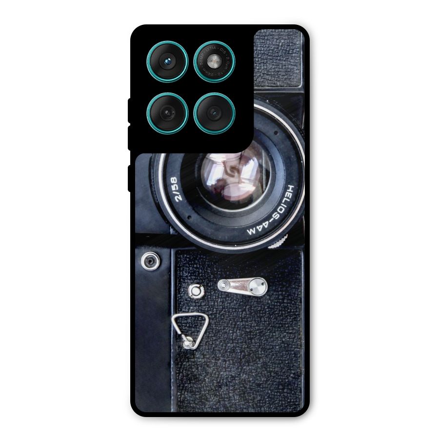Classic Camera Metal Back Case for Motorola Edge 60