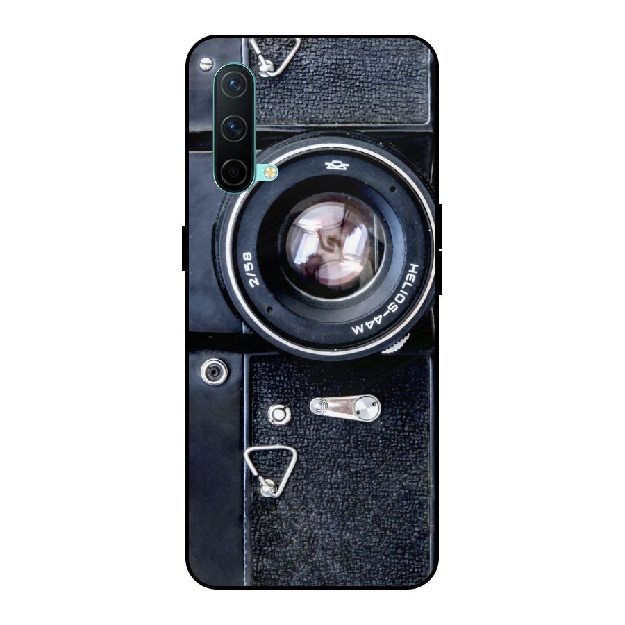 Classic Camera Metal Back Case for OnePlus Nord CE 5G