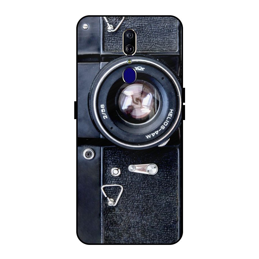Classic Camera Metal Back Case for Oppo F11