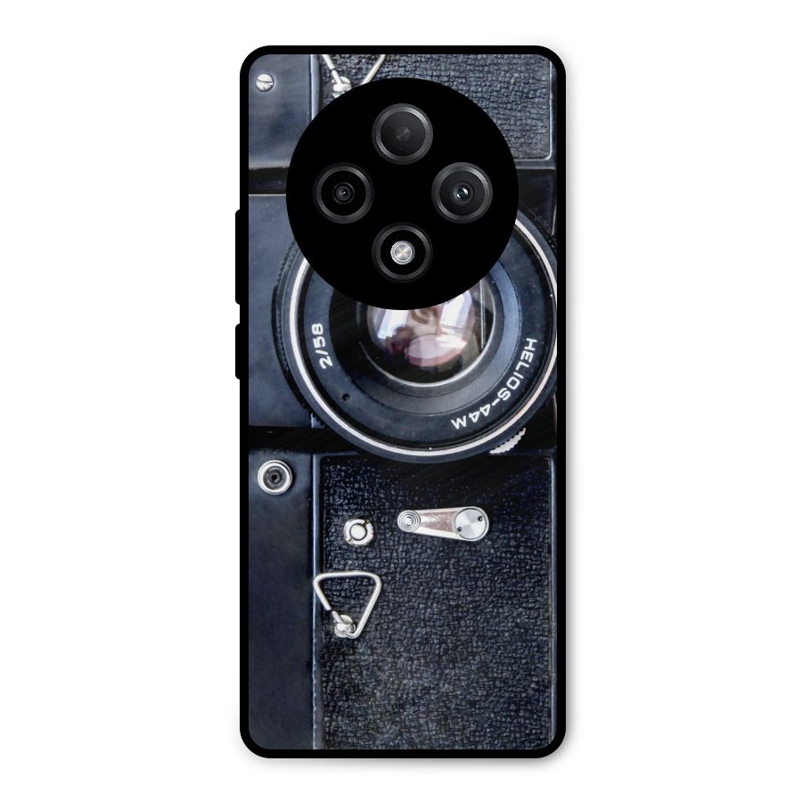 Classic Camera Metal Back Case for Oppo F27 Pro Plus