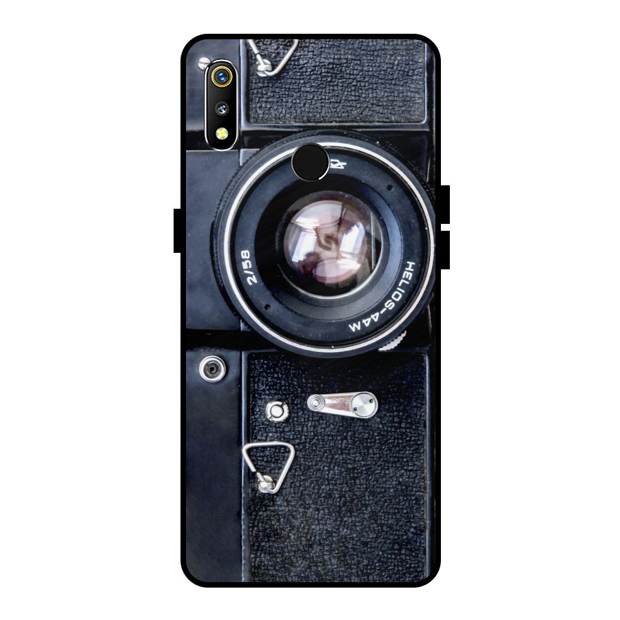 Classic Camera Metal Back Case for Realme 3
