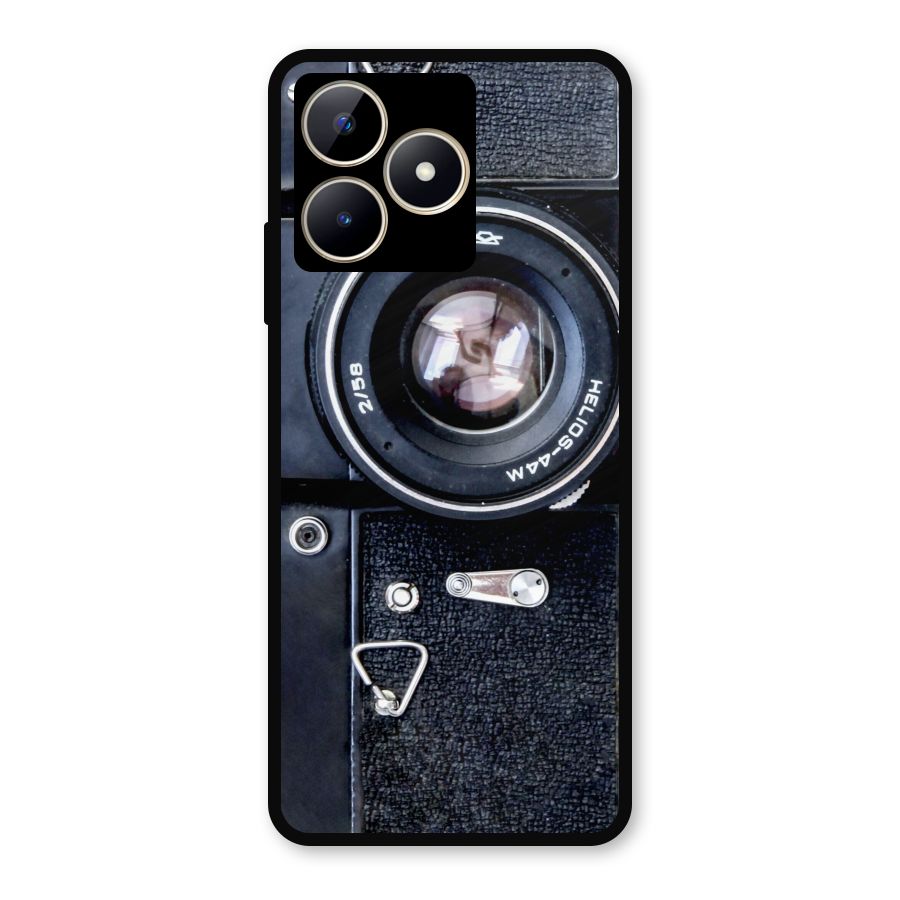 Classic Camera Metal Back Case for Realme C53