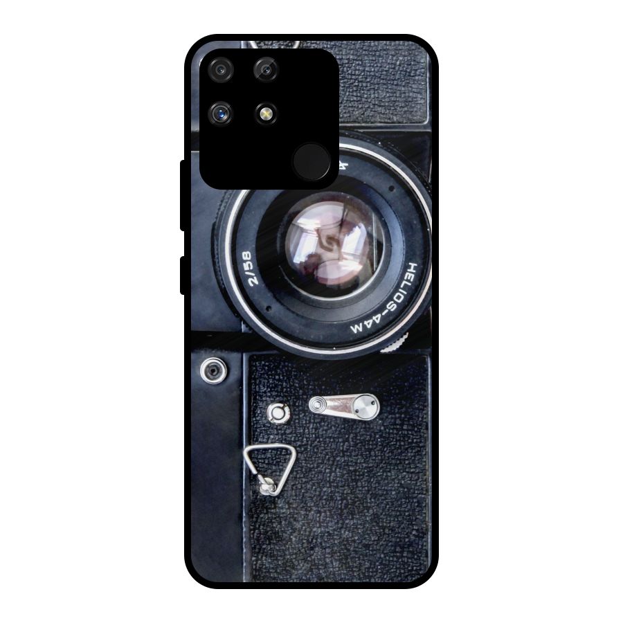 Classic Camera Metal Back Case for Realme Narzo 50A