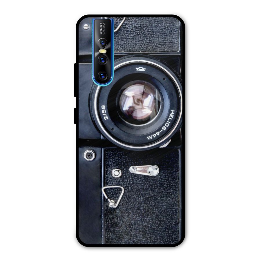 Classic Camera Metal Back Case for Vivo V15 Pro