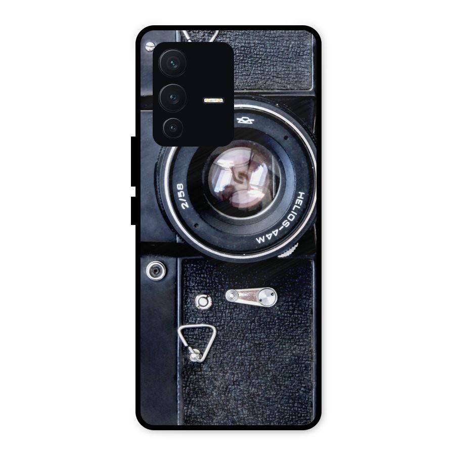Classic Camera Metal Back Case for Vivo V23 5G