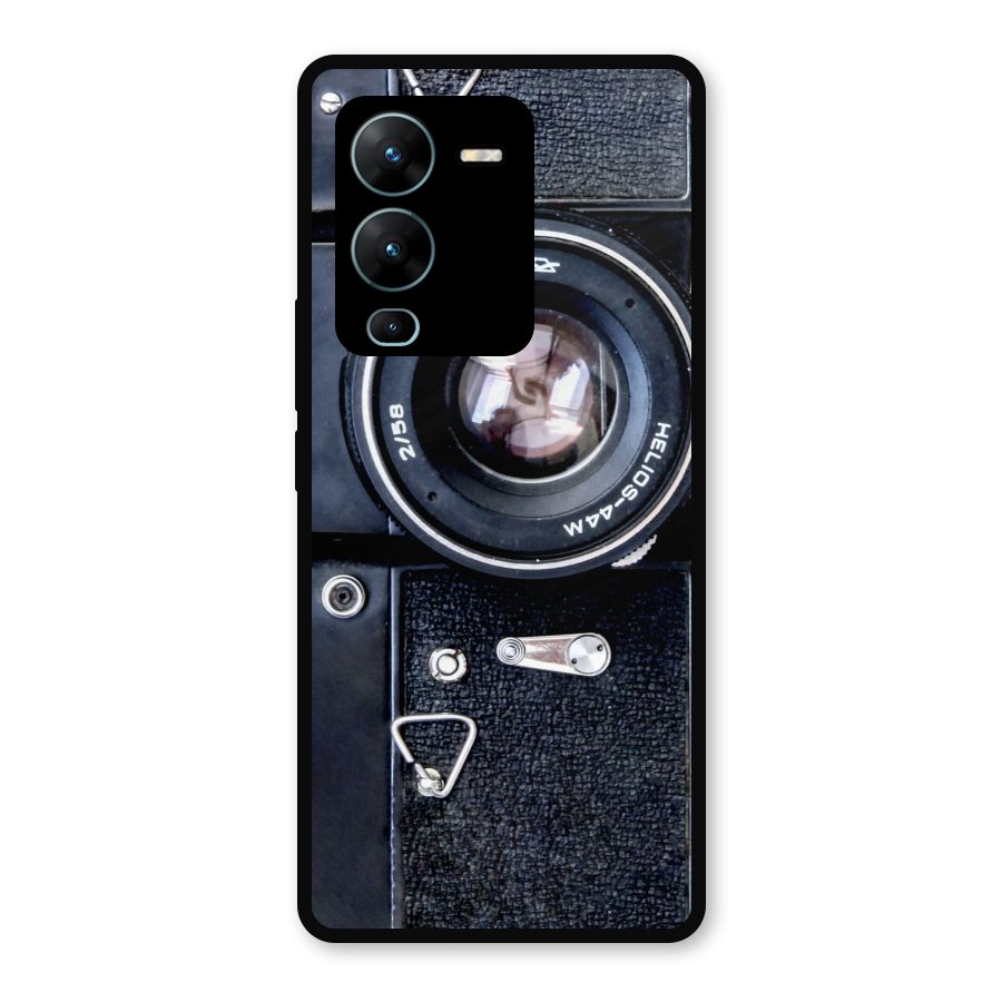 Classic Camera Metal Back Case for Vivo V25 Pro