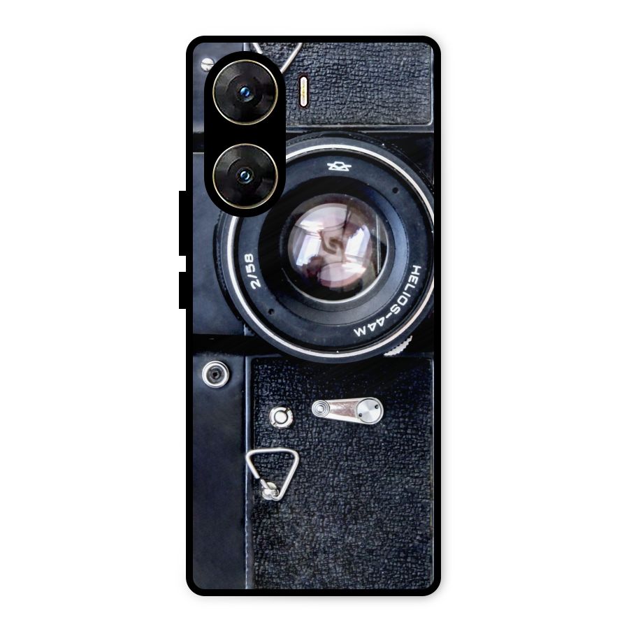 Classic Camera Metal Back Case for Vivo V29e