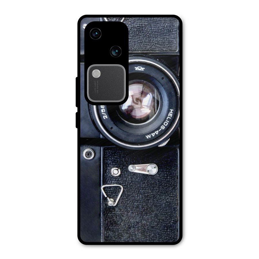 Classic Camera Metal Back Case for Vivo V30