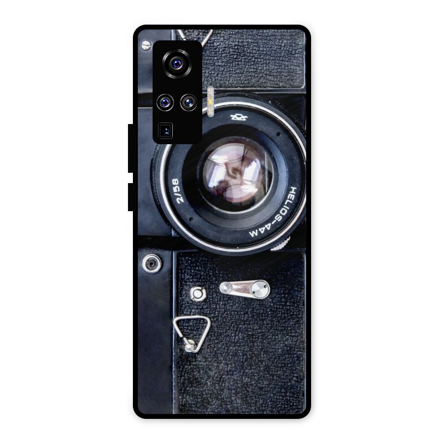 Classic Camera Metal Back Case for Vivo X50 Pro