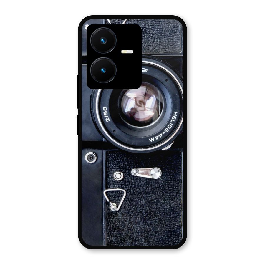 Classic Camera Metal Back Case for Vivo Y22