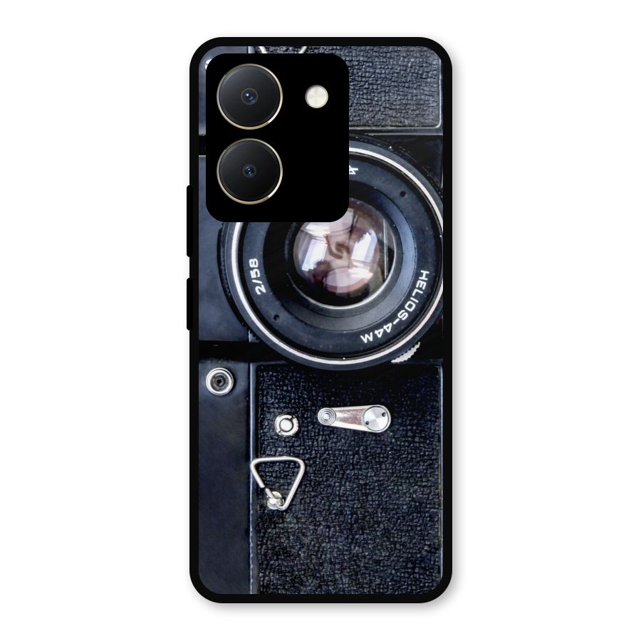 Classic Camera Metal Back Case for Vivo Y36
