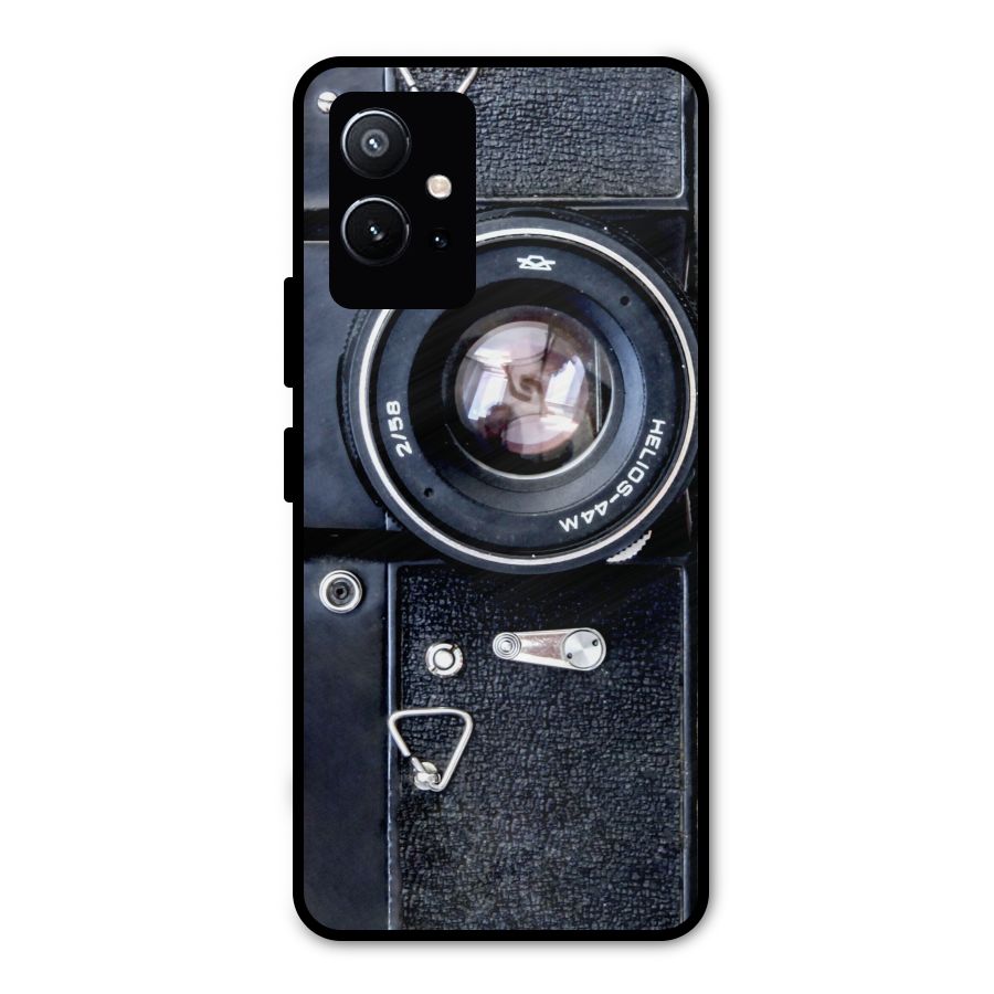 Classic Camera Metal Back Case for Vivo Y75 5G