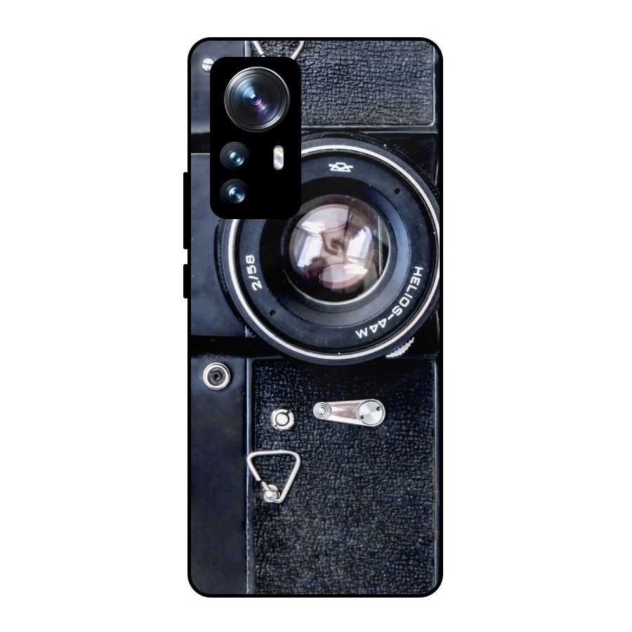 Classic Camera Metal Back Case for Xiaomi 12 Pro