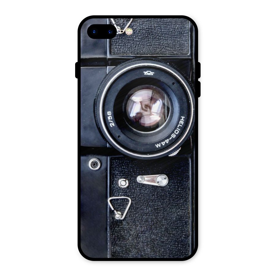 Classic Camera Metal Back Case for iPhone 8 Plus