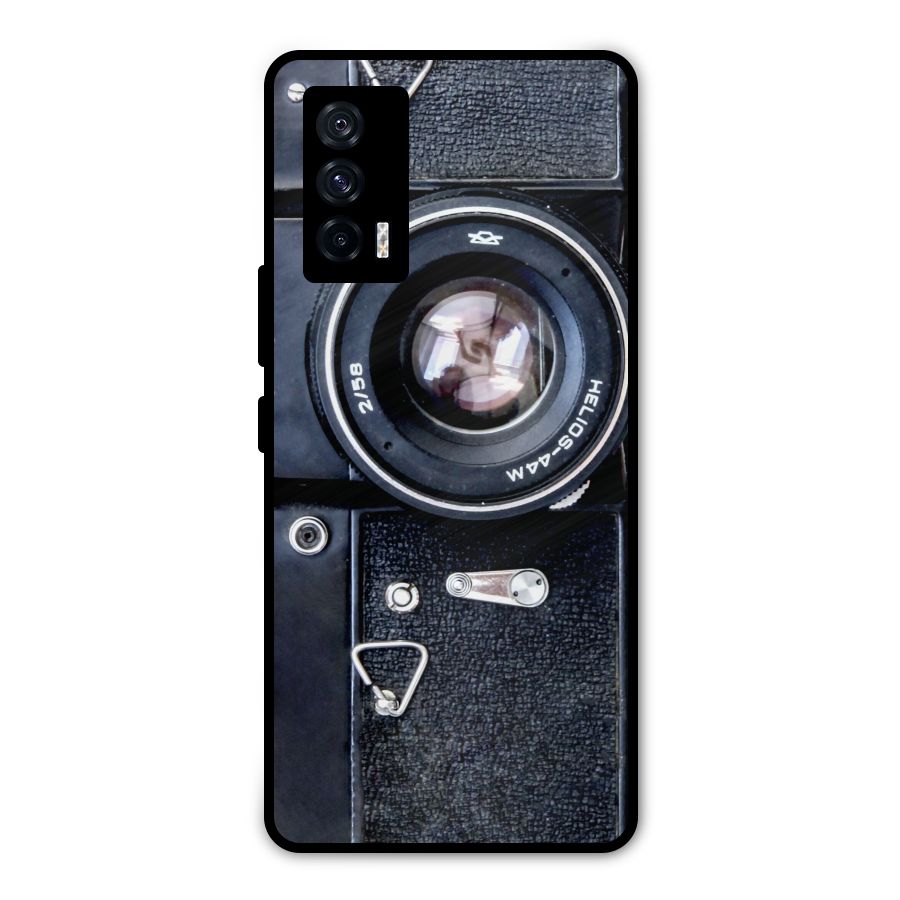 Classic Camera Metal Back Case for iQOO 7 5G