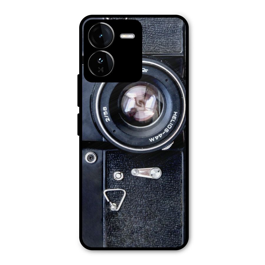Classic Camera Metal Back Case for iQOO Z9
