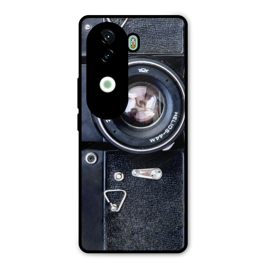 Classic Camera Metal Back Case for iQOO Z9s
