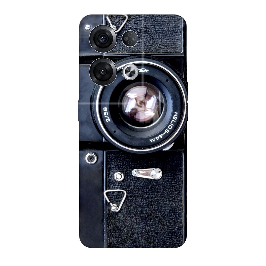 Classic Camera Original Polycarbonate Back Case for Oppo Reno8 Pro 5G