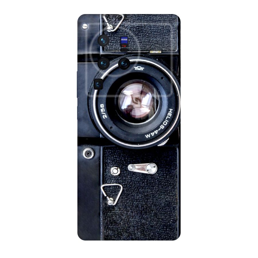 Classic Camera Original Polycarbonate Back Case for Vivo X80