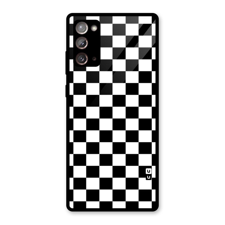 Classic Check Glass Back Case for Galaxy Note 20