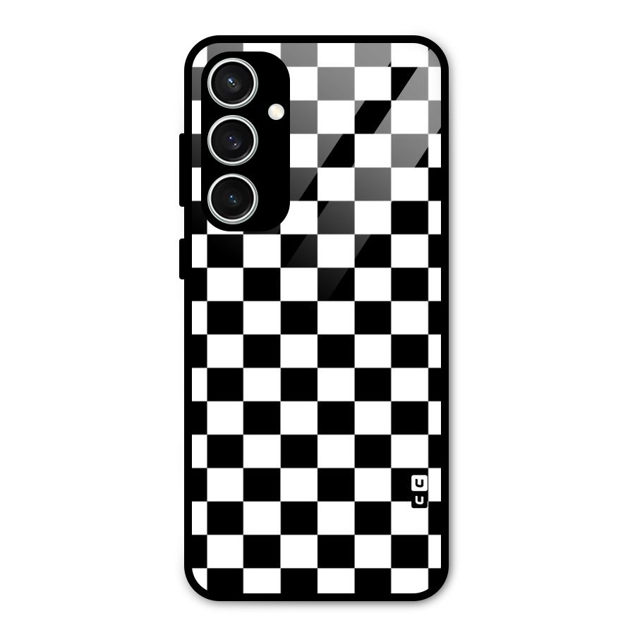 Classic Check Glass Back Case for Galaxy S23 FE