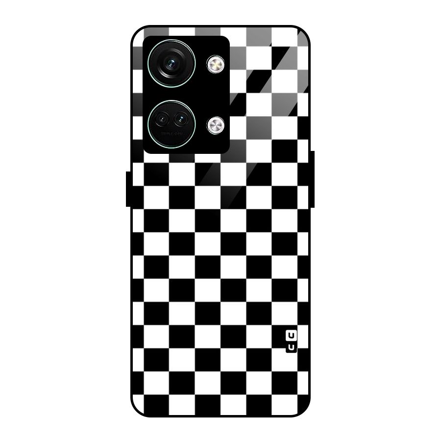 Classic Check Glass Back Case for Oneplus Nord 3