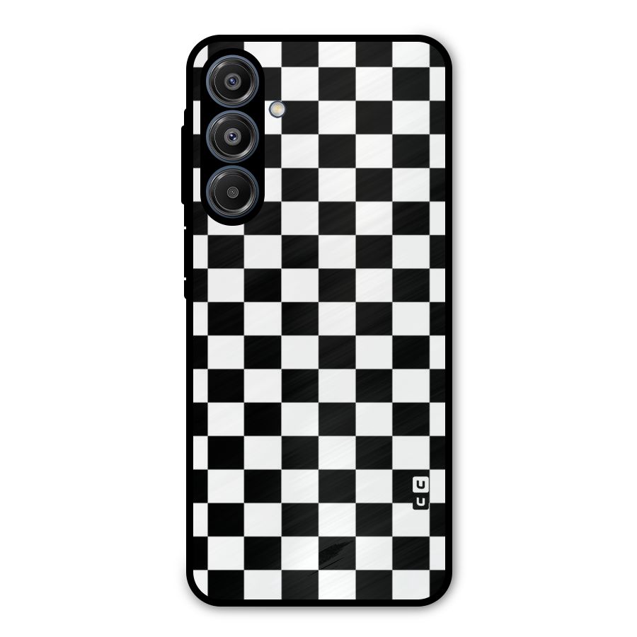 Classic Check Metal Back Case for Galaxy A16 5G