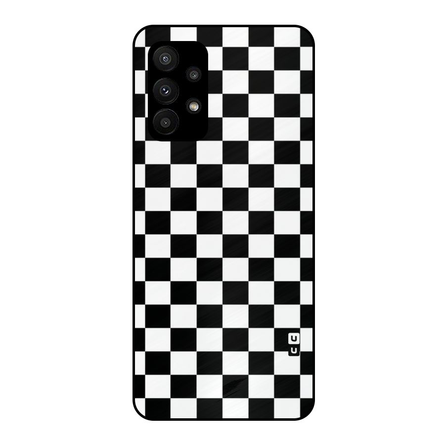 Classic Check Metal Back Case for Galaxy A23
