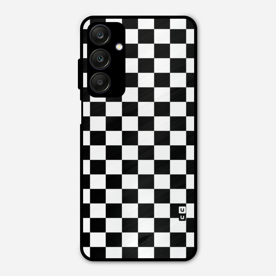 Classic Check Metal Back Case for Galaxy A25 5G