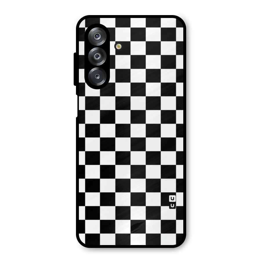 Classic Check Metal Back Case for Galaxy A26