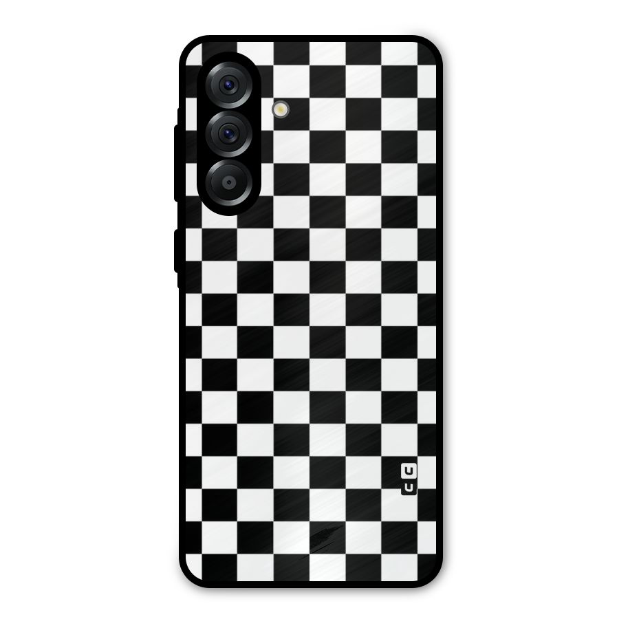 Classic Check Metal Back Case for Galaxy A36