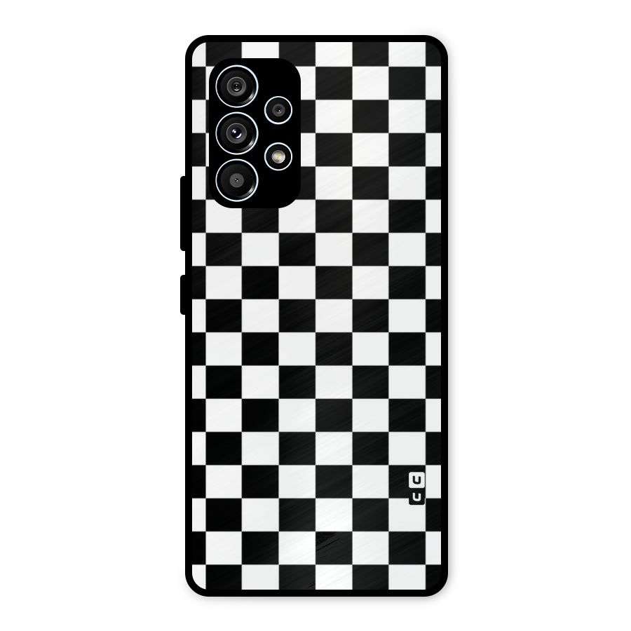 Classic Check Metal Back Case for Galaxy A53 5G