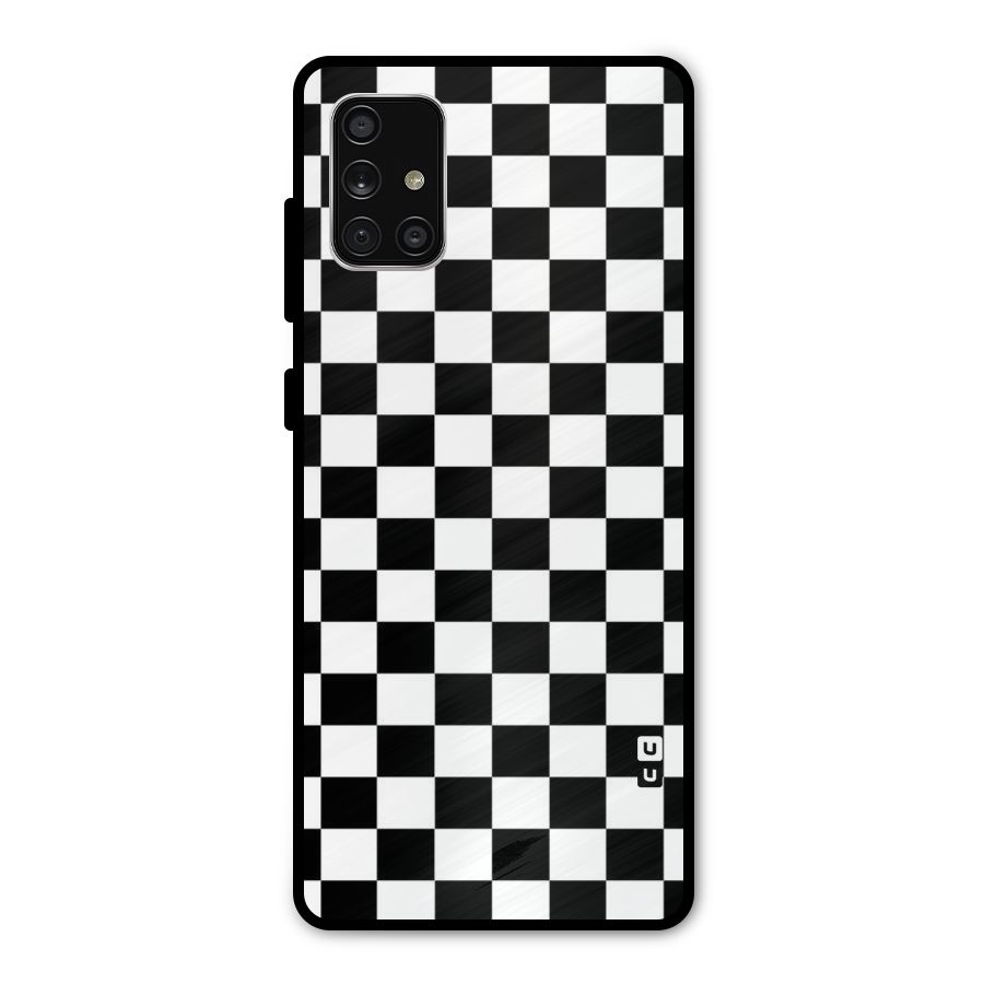 Classic Check Metal Back Case for Galaxy A71