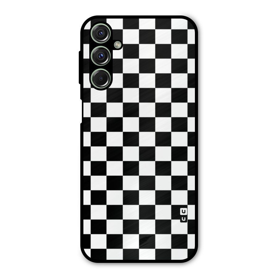 Classic Check Metal Back Case for Galaxy F34