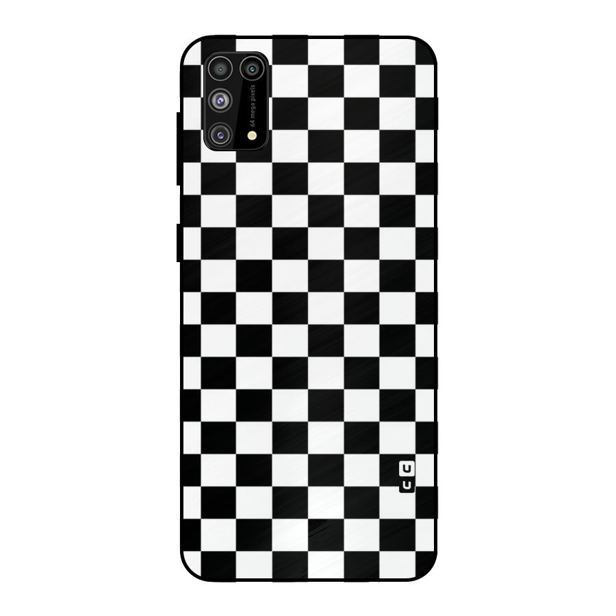 Classic Check Metal Back Case for Galaxy F41