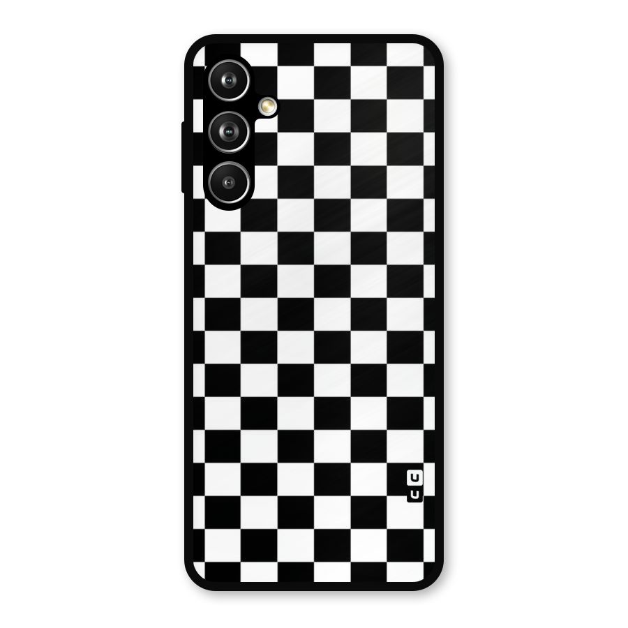 Classic Check Metal Back Case for Galaxy F54