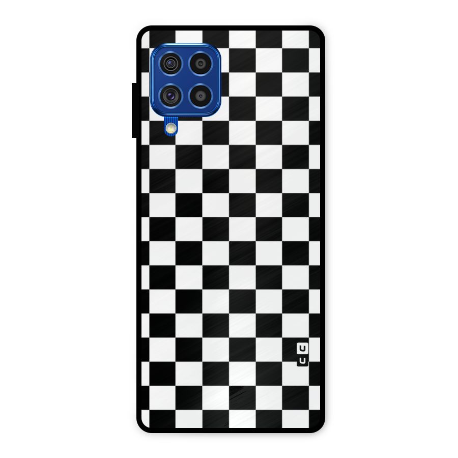 Classic Check Metal Back Case for Galaxy F62