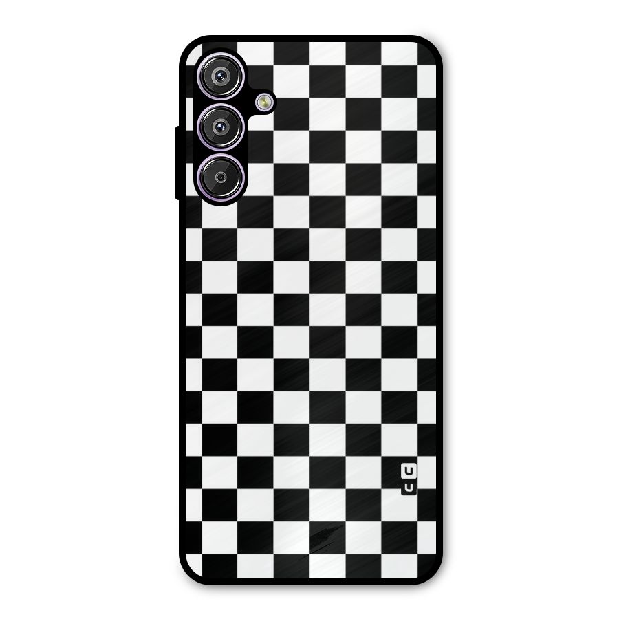 Classic Check Metal Back Case for Galaxy M15