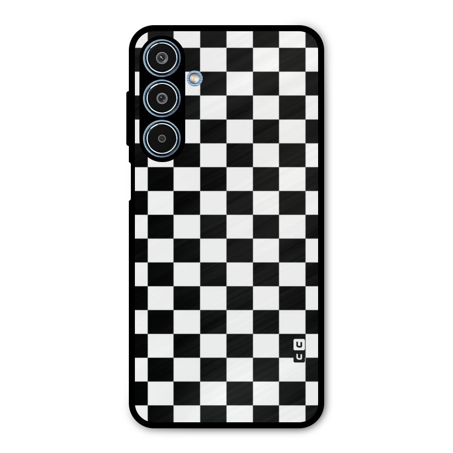 Classic Check Metal Back Case for Galaxy M35