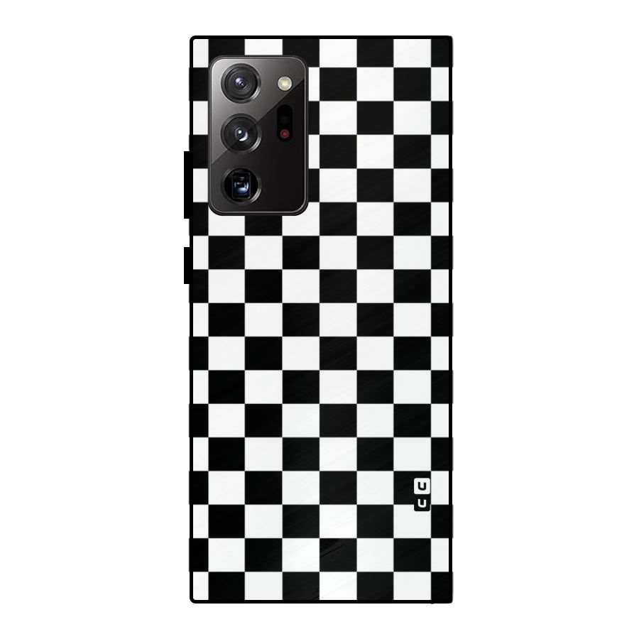 Classic Check Metal Back Case for Galaxy Note 20 Ultra