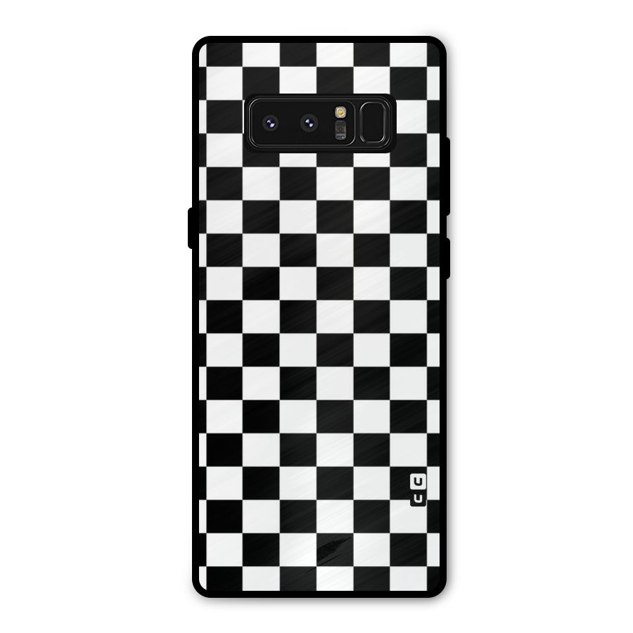 Classic Check Metal Back Case for Galaxy Note 8