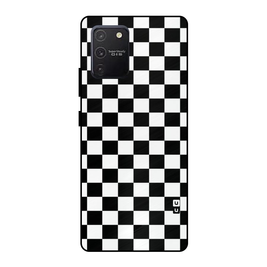Classic Check Metal Back Case for Galaxy S10 Lite