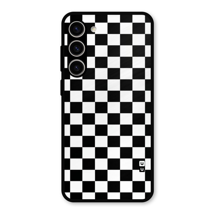 Classic Check Metal Back Case for Galaxy S23 Plus