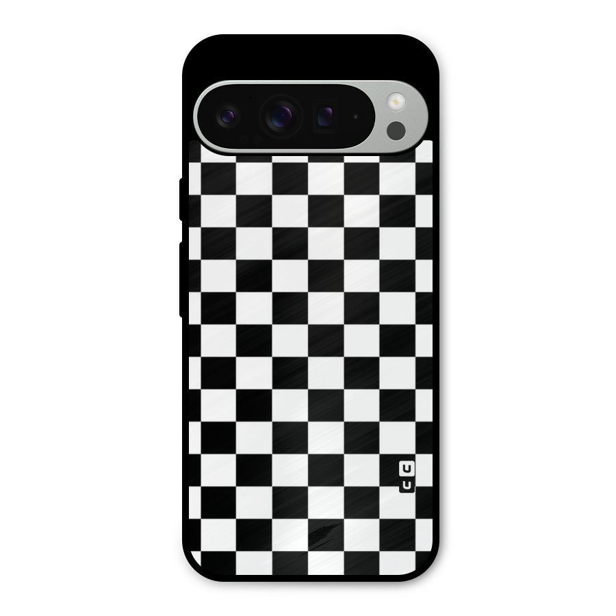 Classic Check Metal Back Case for Google Pixel 9 Pro XL