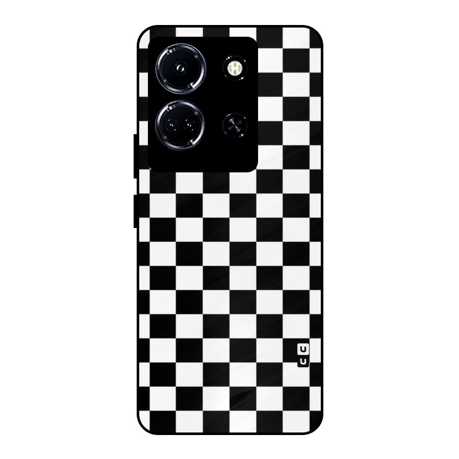 Classic Check Metal Back Case for Infinix Note 30 5G