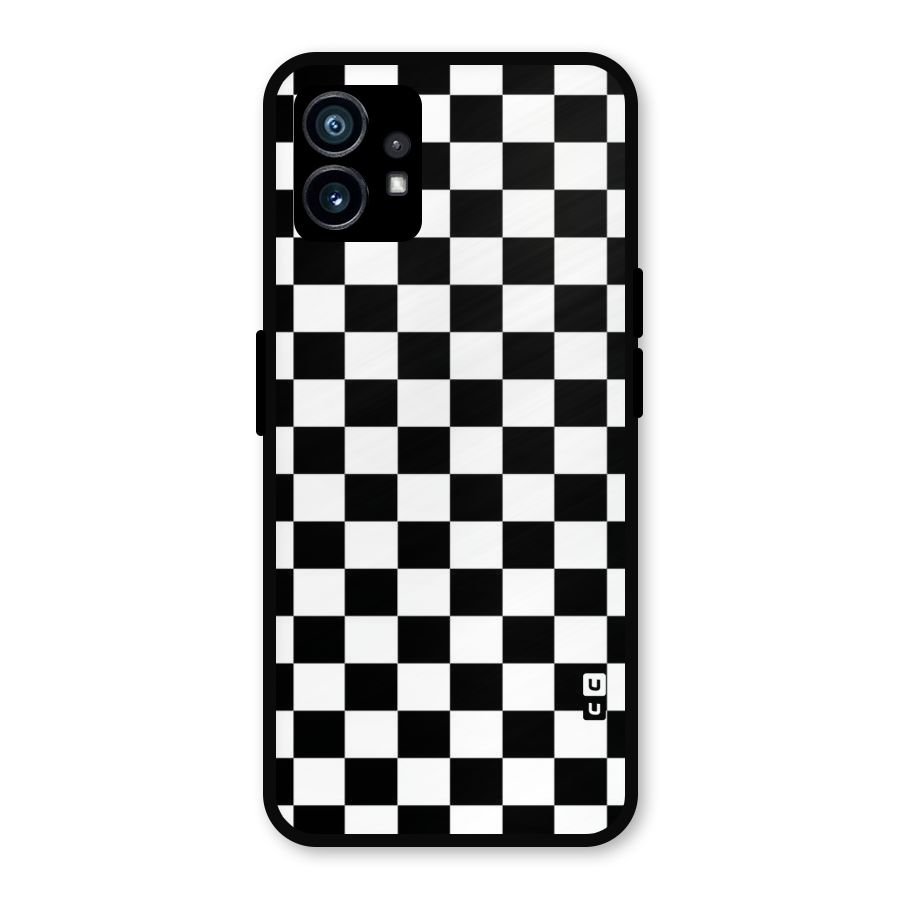 Classic Check Metal Back Case for Nothing Phone 1