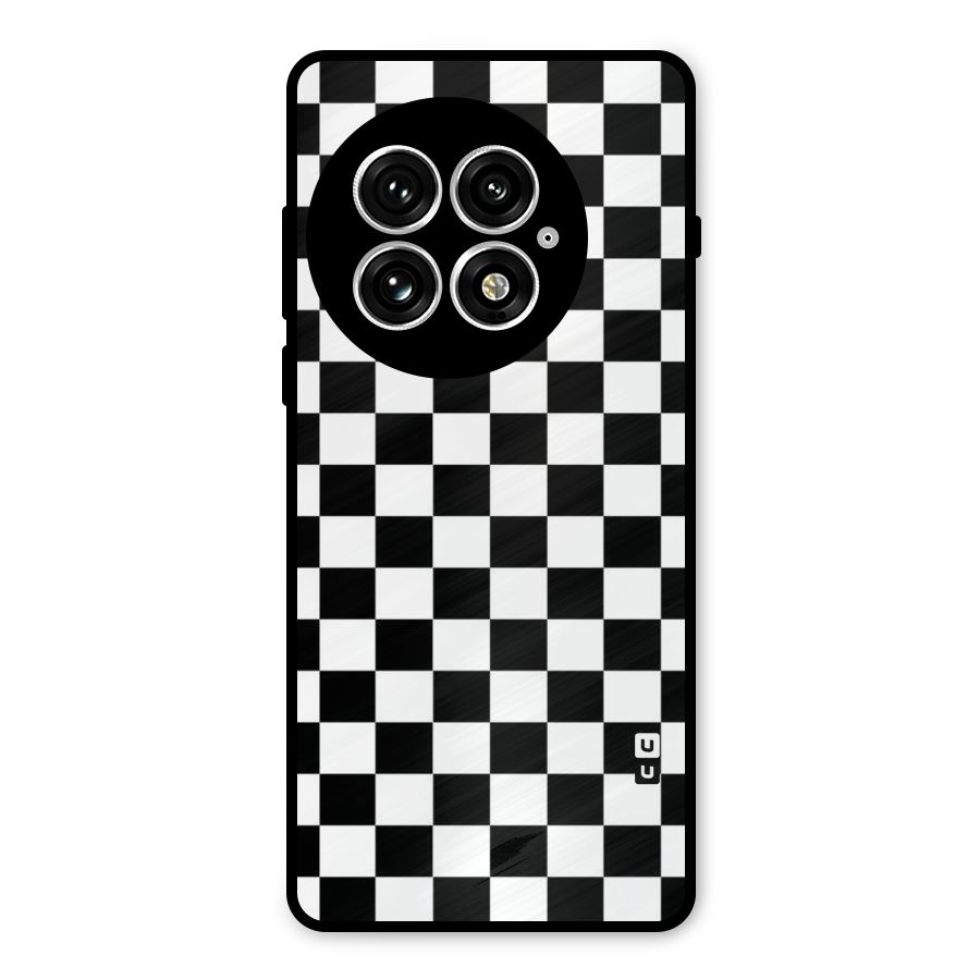 Classic Check Metal Back Case for OnePlus 13