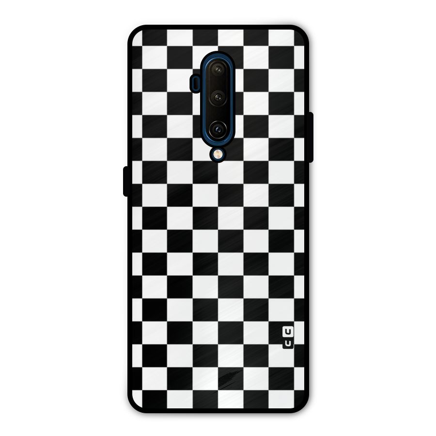 Classic Check Metal Back Case for OnePlus 7T Pro