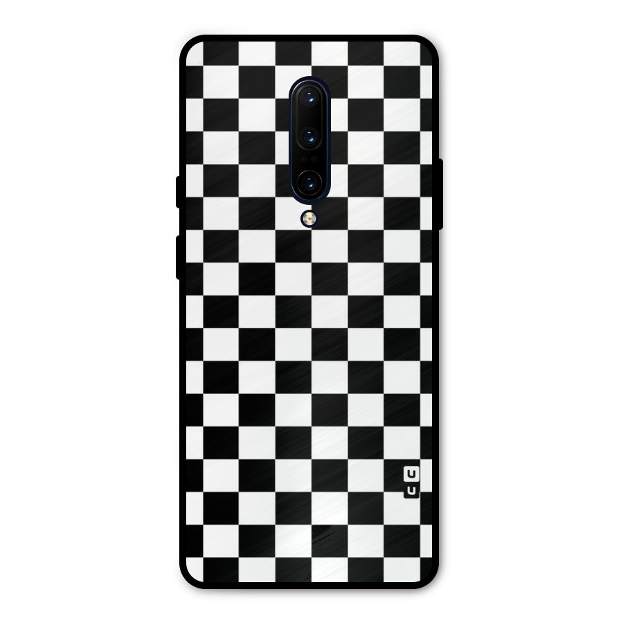 Classic Check Metal Back Case for OnePlus 7 Pro