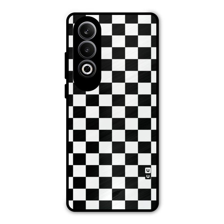 Classic Check Metal Back Case for OnePlus Nord CE4